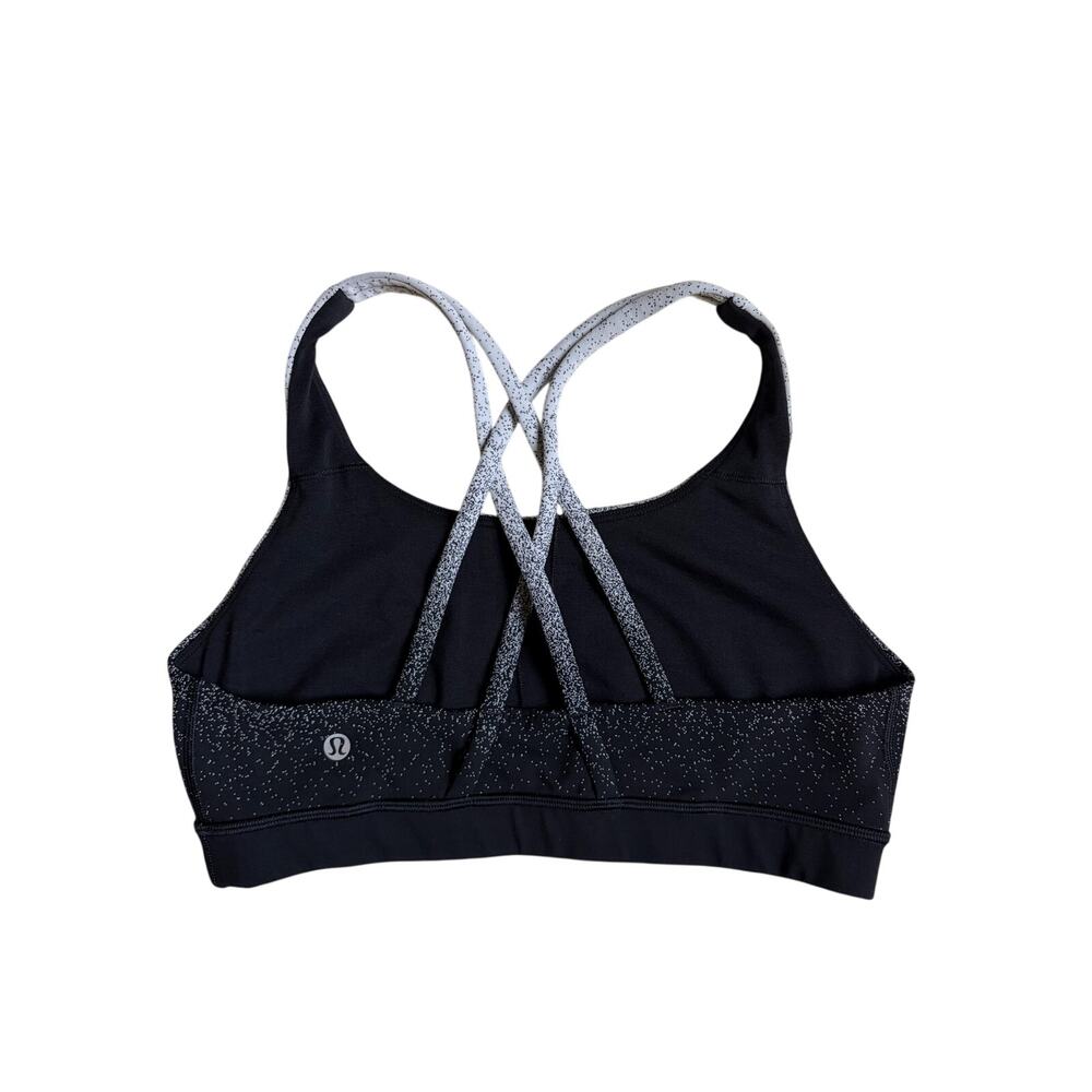 Lululemon Energy Bra (Ombre Speckle Stop Print) - Size 8 - Picture 2 of 7